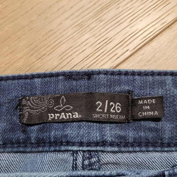 Prana Jeans Women's sz 2/26 Mid Rise Skinny Leg Denim Jeans - Picture 8 of 12